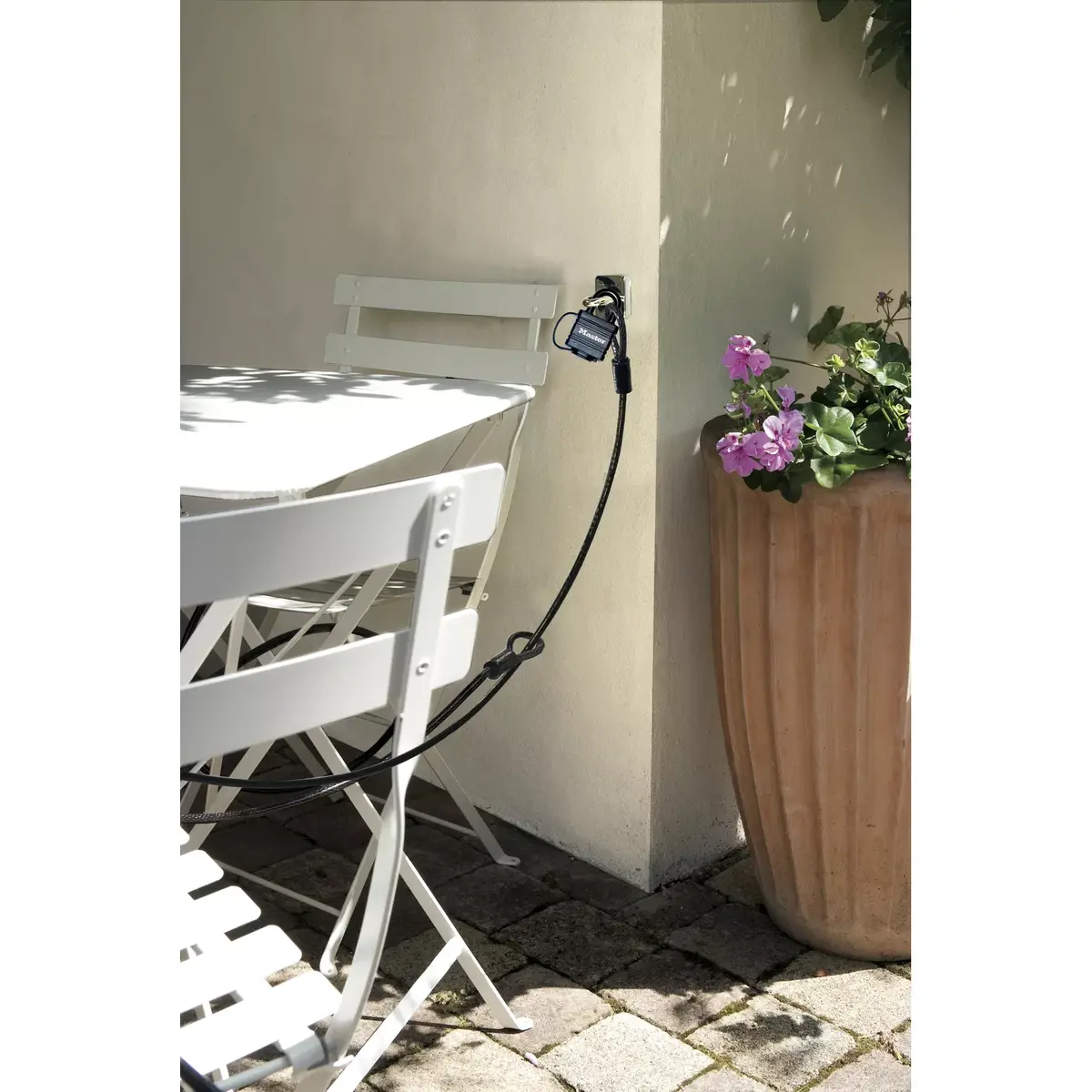 MASTER LOCK 8271EURDAT Security Cable with Padlock and Anchor Photo 2