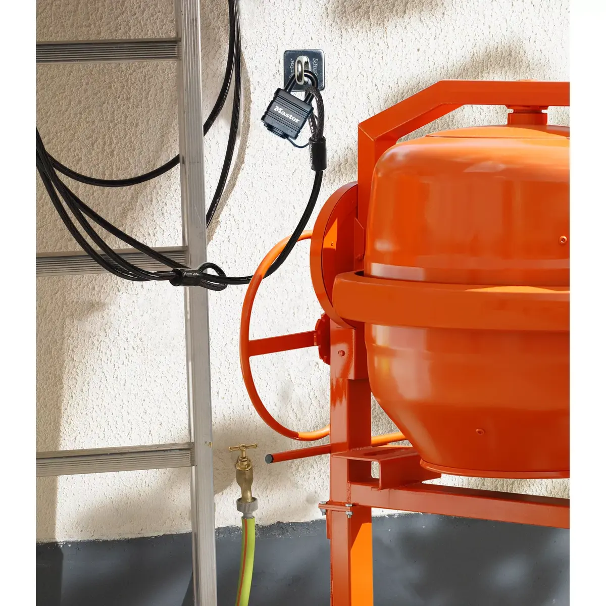 MASTER LOCK 8271EURDAT Security Cable with Padlock and Anchor Photo 3