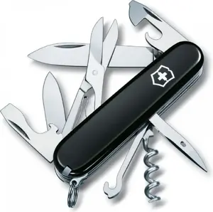 Multitool pocket knife Victorinox Climber 13 functions, 91 mm, black handle