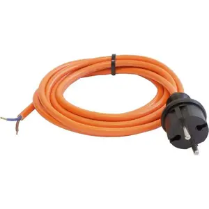 Būvniecības kabelis Schwabe Baustellen-Anschlussleitung H07BQ-F 5 m 2×1.5 mm² oranžs