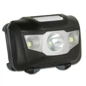 Headband flashlight Arcas 307 10010 Black LED IPX6 3 lamps