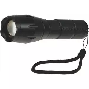 Flashlight CHILITEC 22106 — LED 10W, zoom beam, adjustable length 13.6–16 cm