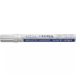 Lyra krāsu marķieris 4040 balta līnija stro. 2-4 mm ūdensizturīgs (L4040001)