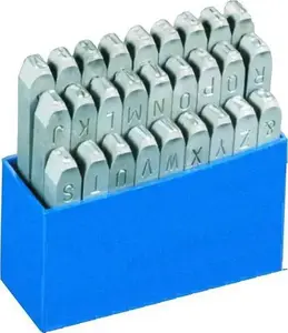 Steel Letter Punch Set Heidenpeter Schlagbuchstaben 2 mm Normalschrift plus6 (01102000)