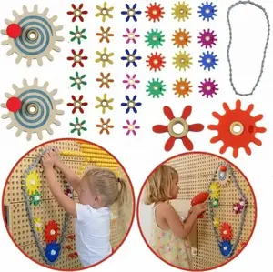 Masterkidz STEM educational toy for colorful gears, model 6955920013460