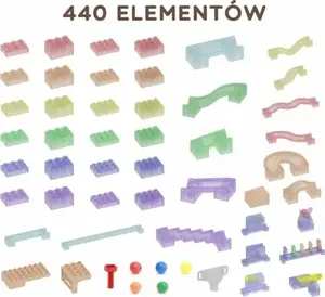 Piederumu komplekts Masterkidz STEM-Board 440 gab. ME15143 — izglītojošas konstrukcijas daļas