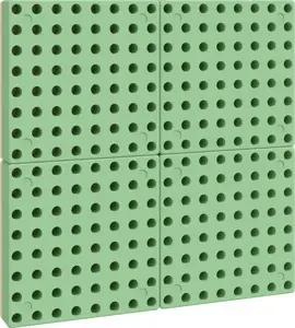 Educational Learning Board 40×40 cm Masterkidz STEM, green—interactive activity panel for early STEM education