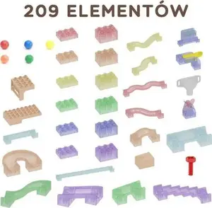STEM ball track kit Masterkidz ME15136 – 209 pieces educational construction set