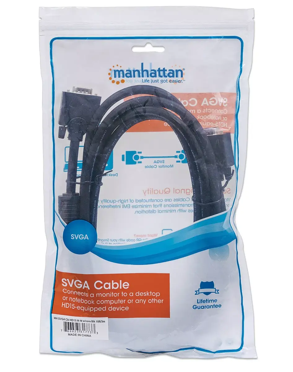 VGA monitora kabelis Manhattan 317733 Photo 5