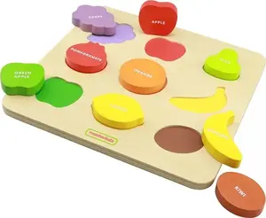 Educational toy Masterkidz MK00620 – fruit smashing learning game for toddlers, wooden playset