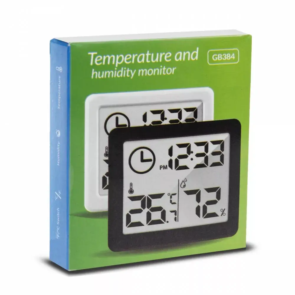 Termometrs GreenBlue GB384B ar pulksteni Photo 3