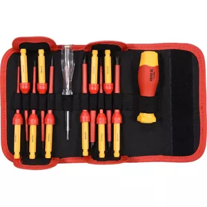 Manual multi-bit straight screwdriver YATO YT-28290 — multi-bit handle for interchangeable blades