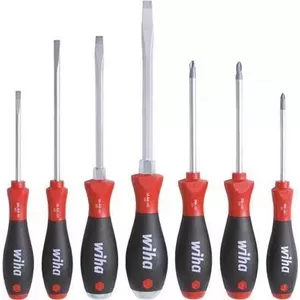 Screwdriver Set wiha 40585 — 7 pcs: PH1, PH2, PZ2, Slotted 4.5, 5.5, 6.5, 8 mm