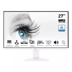 MSI Pro MP273AW computer monitor 68.6 cm (27") 1920 x 1080 pixels Full HD LED White