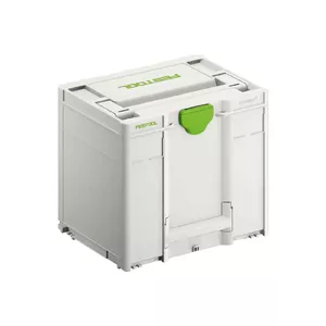 Rīku kaste Festool SYS3 M 337 Zaļa Balta 32.4 L 296x396x337 mm