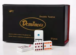 Grapet Gra Domino 91 pcs in case 12XVCD — board game domino set, 91 tiles, storage case