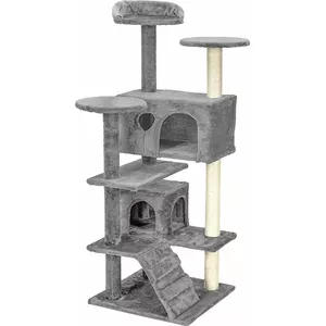 Cat scratching post Funfit 7-level universal model 1608 — multi-level vertical activity tower