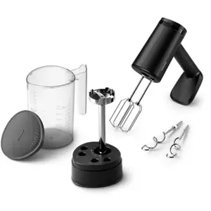 Ручной миксер Philips HR3781/10 500 Вт, 5 скоростей + Турбо, пластиковый корпус, шнур 1 м, венчики и крюки для теста
