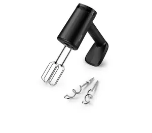 Ручной миксер Philips HR3781/00 мощностью 500 Вт черного цвета с 5 скоростями, функцией турбо и лезвиями из нержавеющей стали