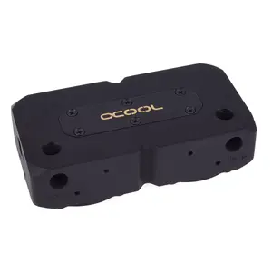 Sūkņa augšdaļa Alphacool 13322 Alumīnijs Misiņš Melns 154mm 78mm 40mm