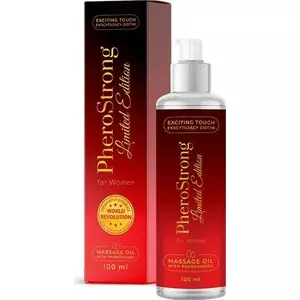 Masāžas eļļa Pherostrong Limited Edition sievietēm 100 ml — lokāla masāžas eļļa, pudele 100 ml