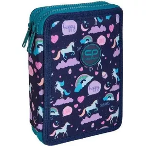 Пенал cool pack Jumper XL Happy Unicorn — большой школьный пенал от cool pack