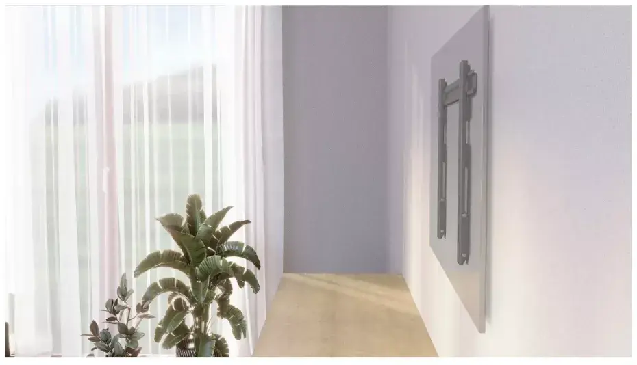 Hama Ultraslim sienas stiprinājums 2.29 m 90" Photo 4