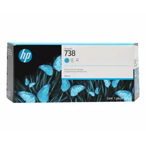 Картридж HP 738 Cyan Blæk 676M6A
