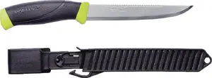 Knife Morakniv Companion Fishing Scaler 150 — stainless steel drop point blade, black handle, 15 cm blade