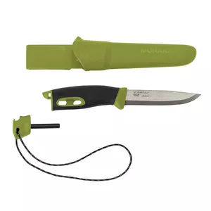 Kempinga/pārgājiena nazis Morakniv Companion Spark Zaļš Nerūsējošā tērauda