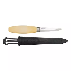 Koka grebšanas nazis Morakniv Woodcarving Knife — oglekļa tērauds, koka rokturis, 230 mm garums