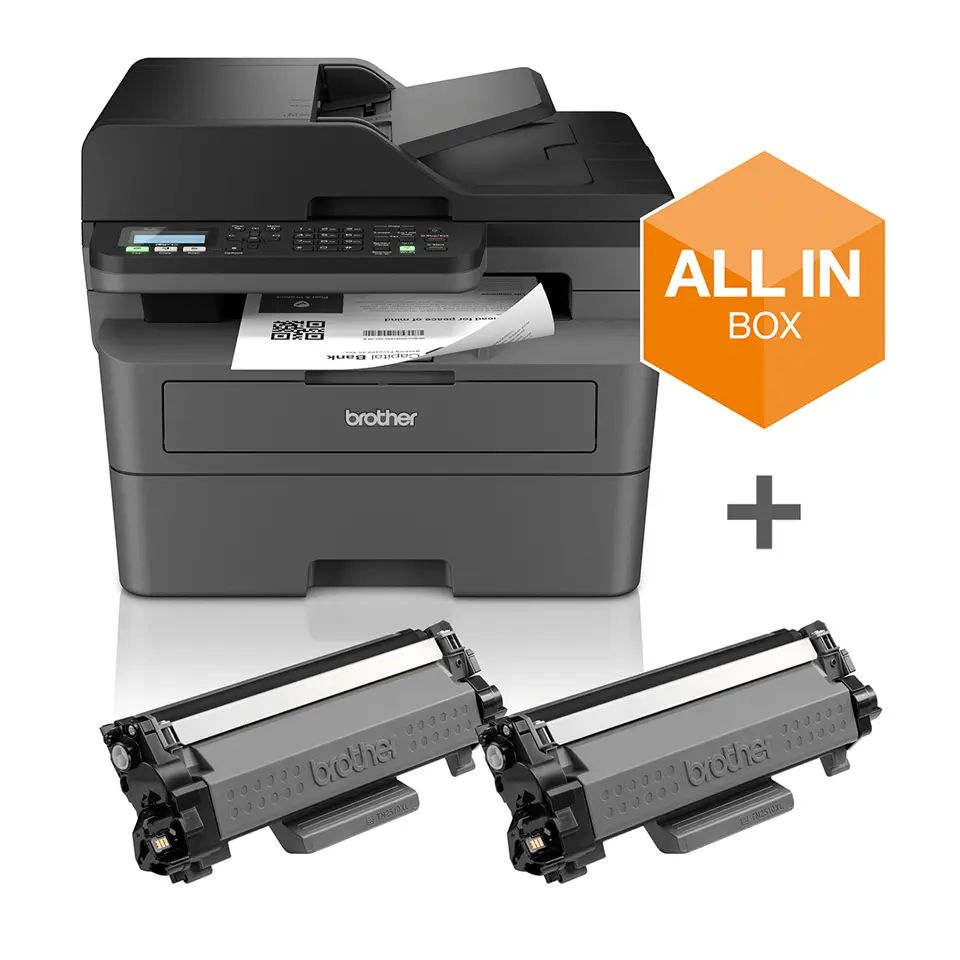 Lāzera daudzfunkciju printeris Brother MFC-L2827DWXL A4