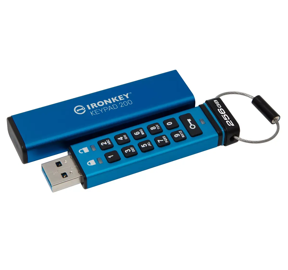 USB флешка Kingston 256GB IronKey Keypad 200 Photo 4