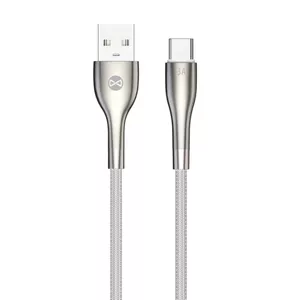 USB to USB-C data cable forever Sleek 1 m 3 A White