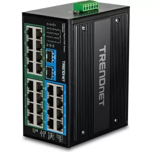 Промышленный коммутатор TRENDnet TI-PG262 26 портов Gigabit PoE+ металлический DIN-рейка
