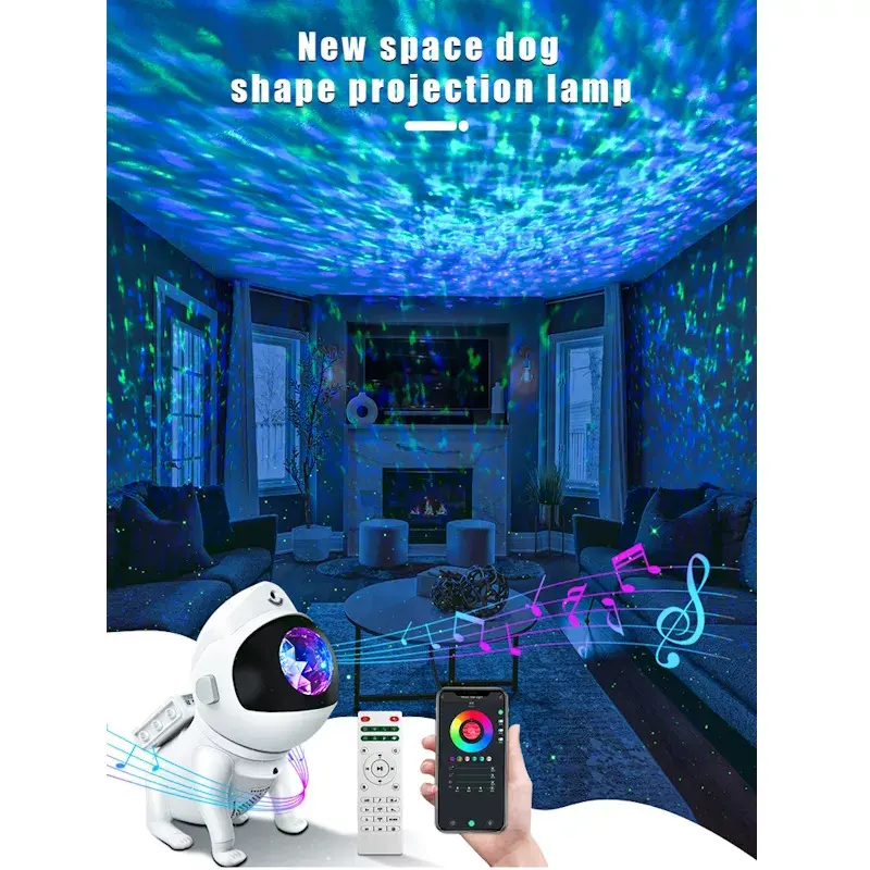 Настенный и потолочный проектор E-LIGHT ELIG-G6-WH Photo 5
