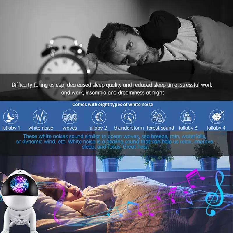 Настенный и потолочный проектор E-LIGHT ELIG-G6-WH Photo 12