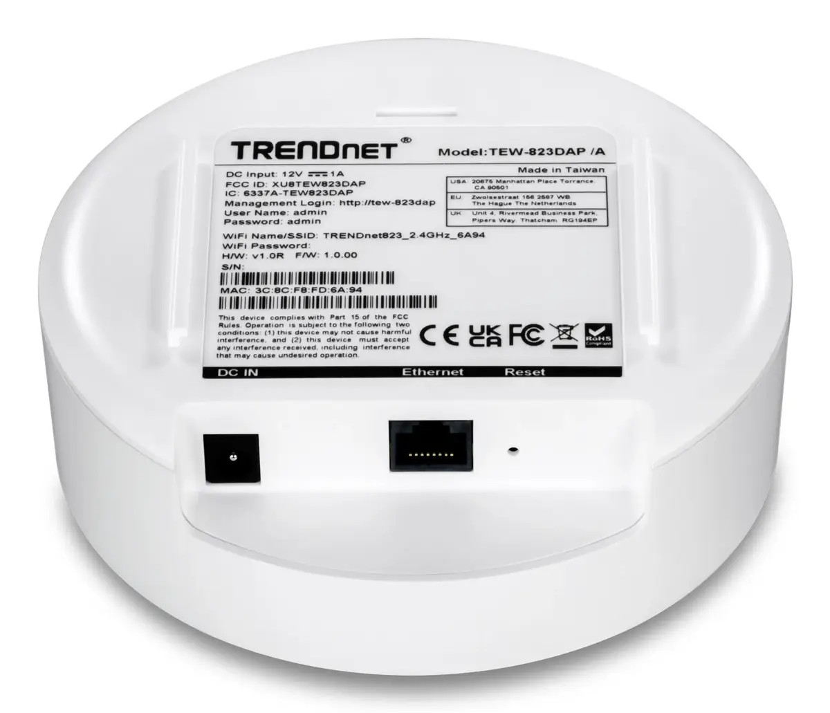 TRENDNET TEW-823DAP piekļuves punkts Photo 6