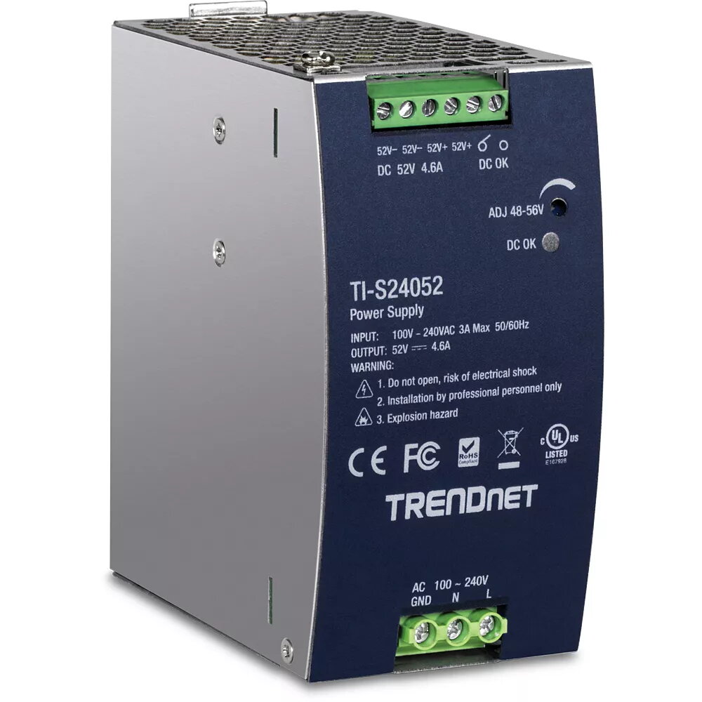 Barošanas bloks TRENDNET TI-S24052 tīkla slēdzim