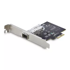 Сетевая карта StarTech.com 1-Port GbE SFP PCIe 2.1 x1 Intel I210-IS 1000BASE Copper/Fiber Optic