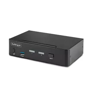 2-Port DisplayPort KVM Switch StarTech D86A2 — DP1.4, Single Display, 8K@60Hz / 4K@144Hz, 2x USB3.0, 4x USB2.0