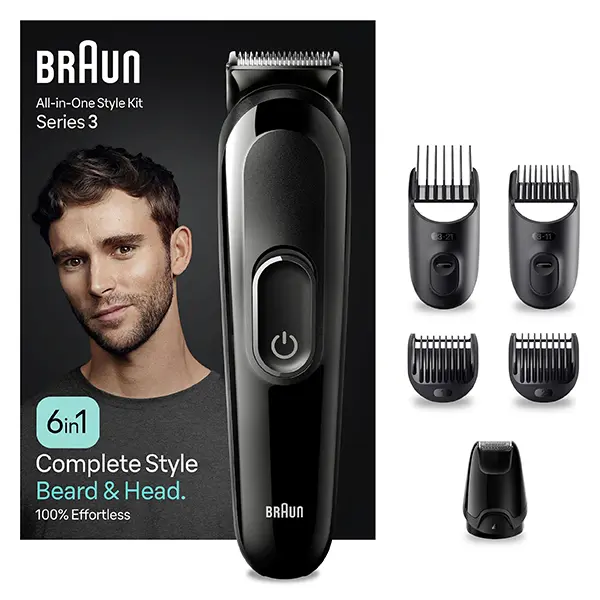 Braun MGK3420 Melns 6-in-1 Daudzfunkcionāls trimmeris