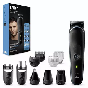 Trimmeris Braun MGK5445 Bezvadu 13 Garuma Soļi Melns/Zils