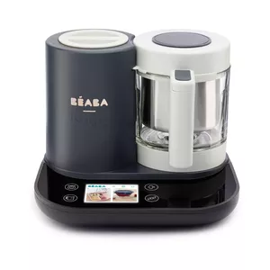 Bērnu pārtikas gatavošanas ierīce Beaba Babycook Smart 1,25 l — tvaicēšana, blendēšana un uzsildīšana, nerūsējošā tērauda nazis, pelēks