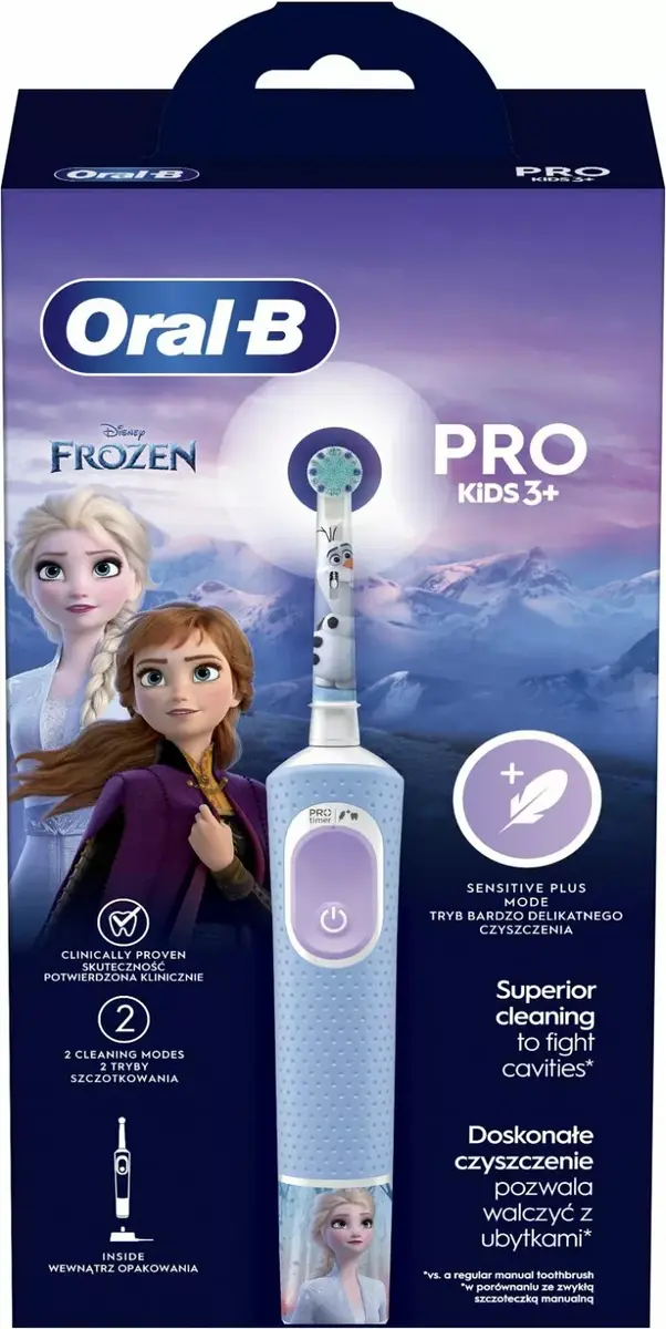 Electric Toothbrush Oral-B Vitality PRO Kids Frozen Photo 3