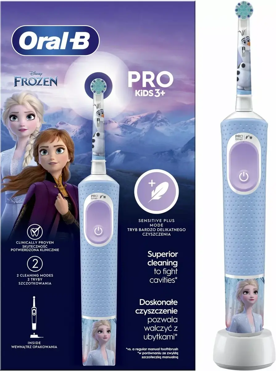 Electric Toothbrush Oral-B Vitality PRO Kids Frozen Photo 5