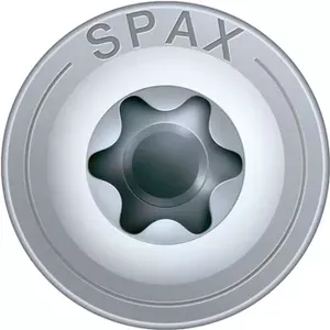 Screw SPAX HI.FORCE 8 x 50 mm, full thread, countersunk washer head, T-STAR plus T40, 4CUT, WIROX, pack of 50