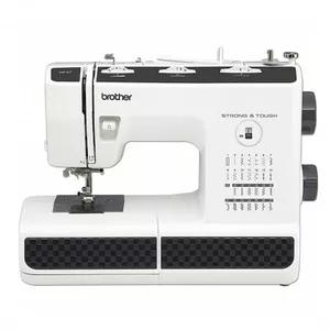 Sewing machine Brother HF-27 — 27 built-in stitches, stitch width 6.5 mm, stitch length 4 mm, free arm, automatic needle threader