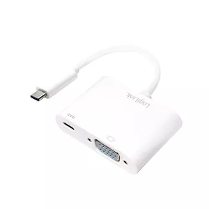 USB графический адаптер LogiLink 0.14m 2xUSB-C/VGA