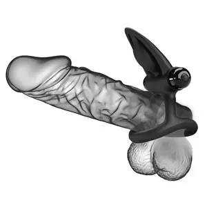Vibrating Ring Pretty Love D-236073 Black Silicone